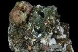 Pyrite On Calcite - El Hammam Mine, Morocco #80371-1